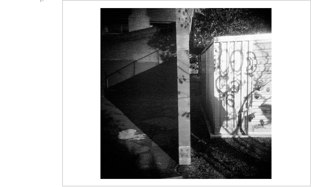 Triangles, graffit, the power of design and the quality of light.