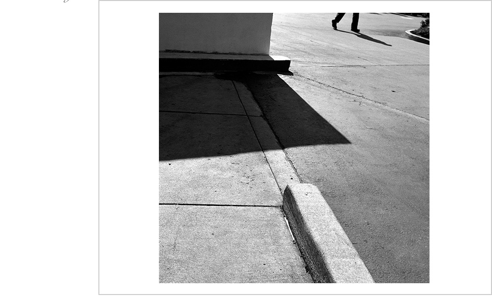 Shadows, contrast, parking lot, what more can I say?