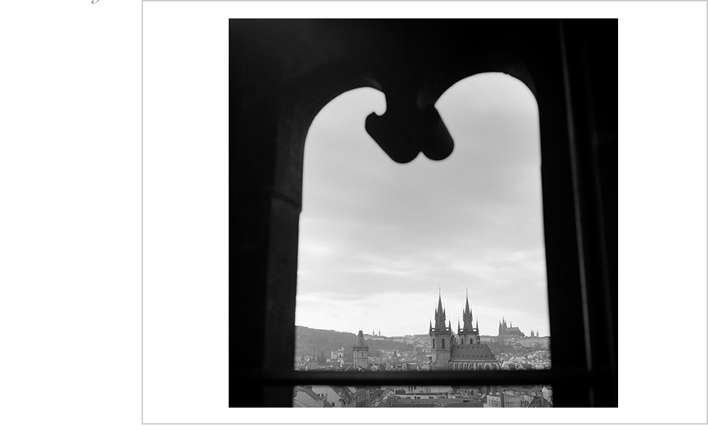 To get this view of Prague's many spires, you need to climb a few steps.