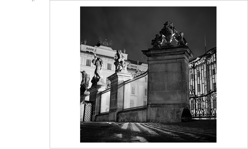 Beautiful and complicated history exists behind these palace gates in Prague.