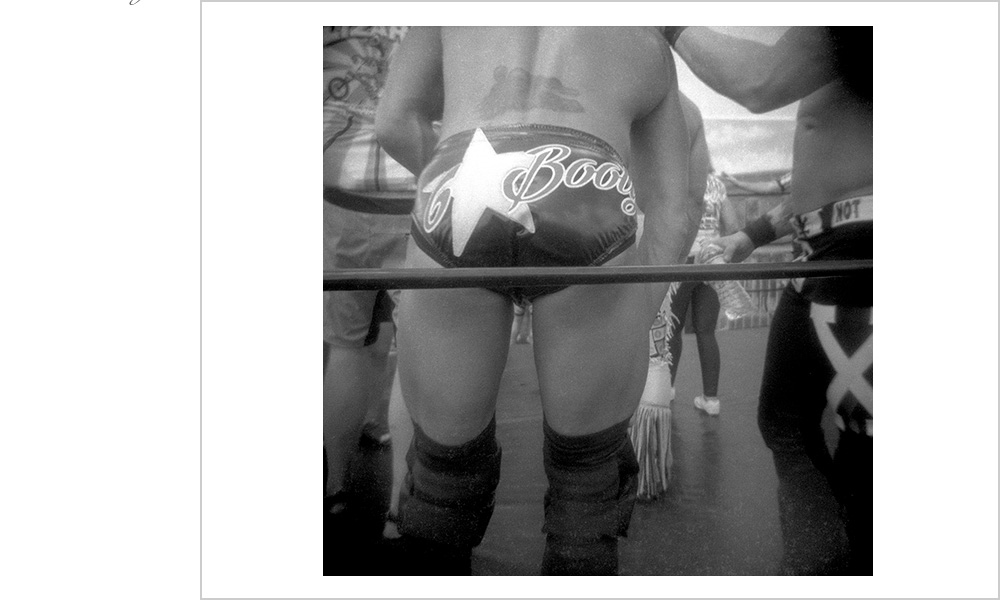 Semi pro wrestlers put it all on the line for the sake of entertainment at a stop on R.A.G.B.R.A.I. Iowa's iconic bike ride across the state held every summer