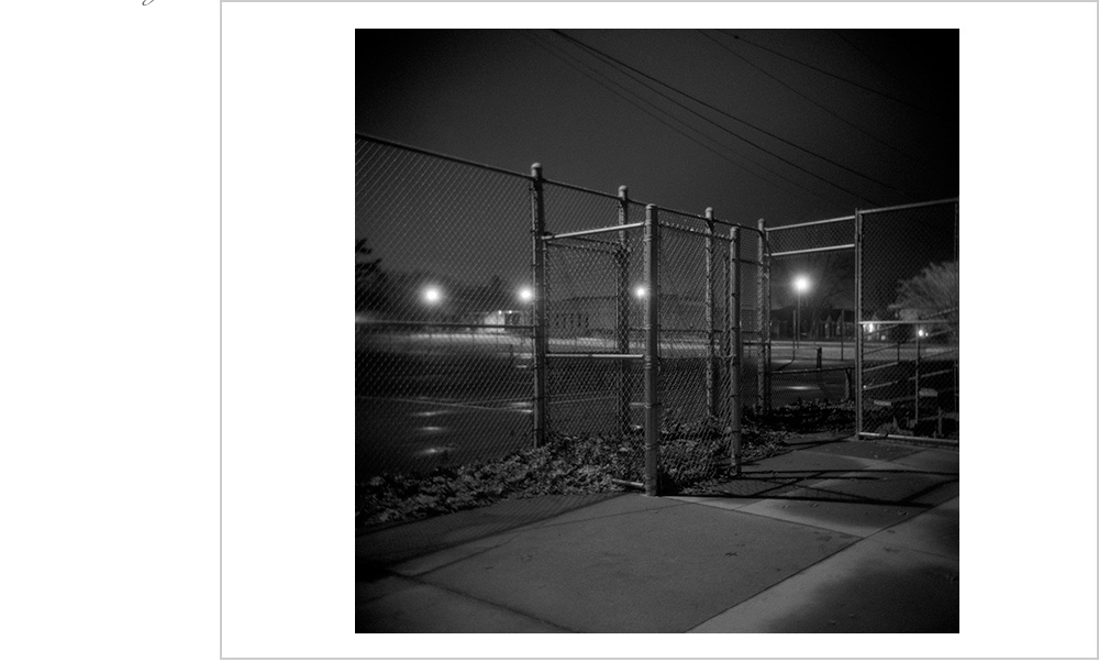 What does it take to turn an empty tennis court in the depths of night into something so glorious all are left in awe? Me and my Holga, of course!