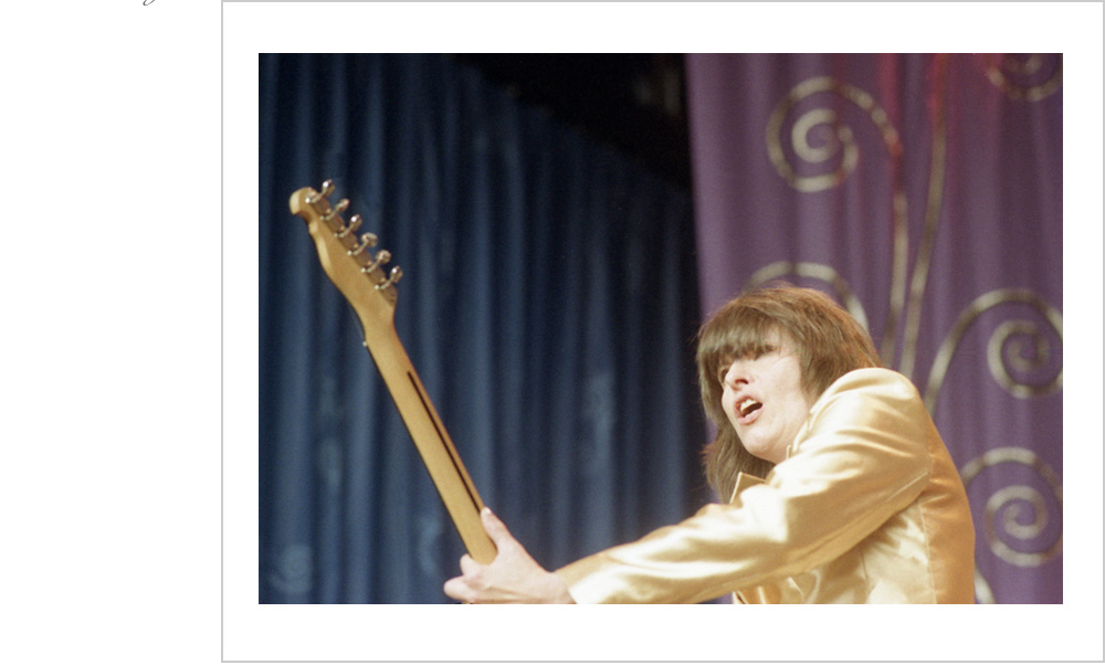 The ultimate rock star, Chrissie Hynde, prowls the stage at Lilith Fair 1999 at Shoreline Amphitheater.