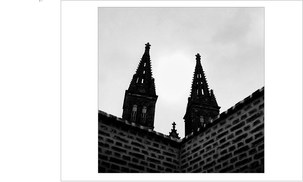 Brick wall beauty in Prague. I bet they brew good beer.