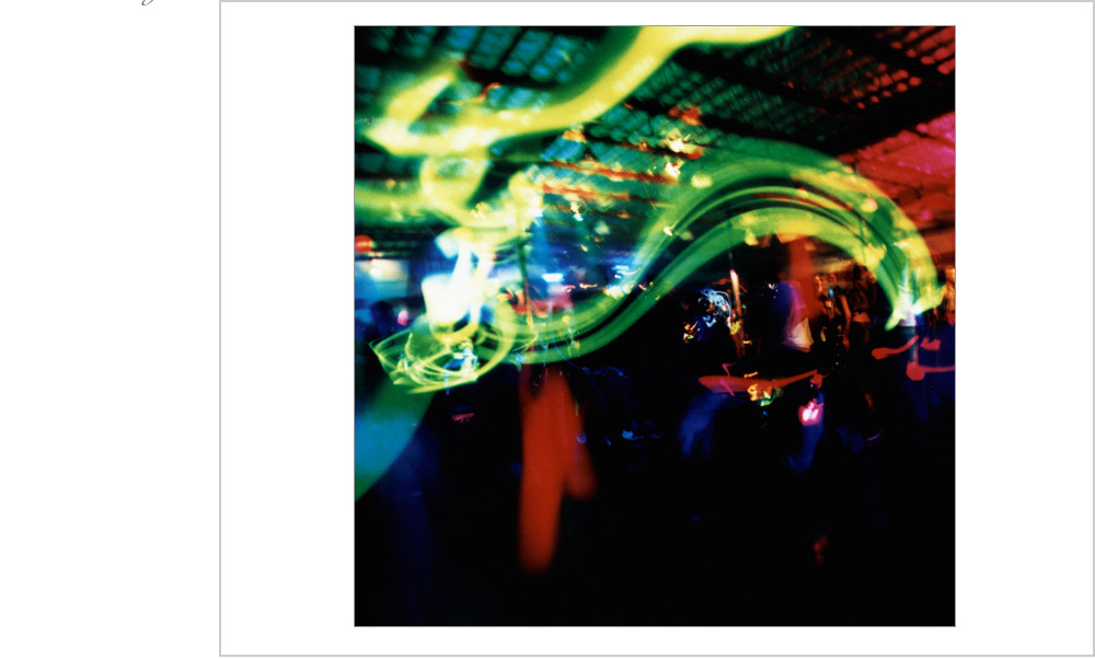 The light takes on a life of its own at this underground rave in Oakland, California, 1999.
