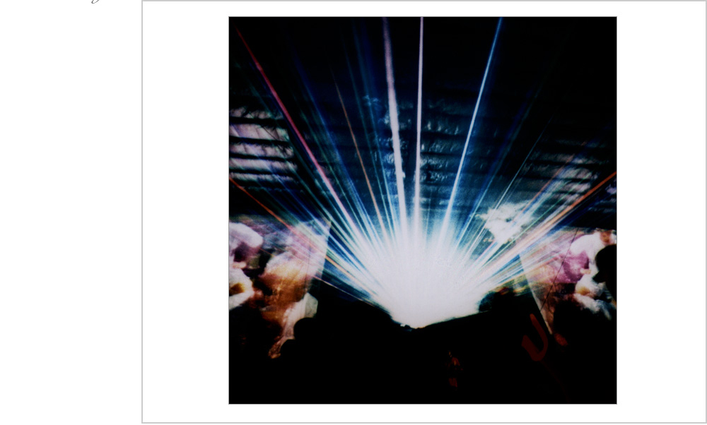Sound and light explode at this underground rave in Oakland, California in 1999.